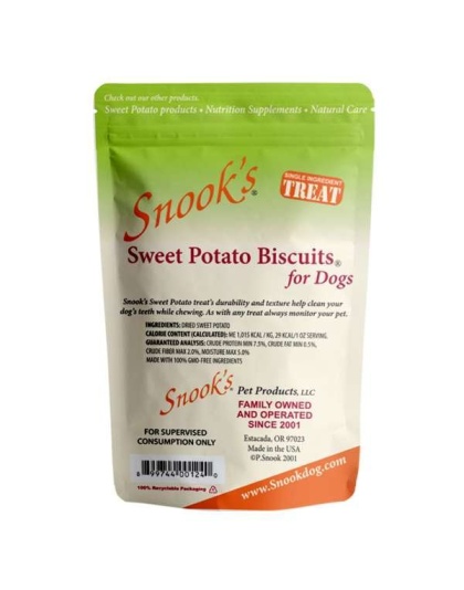 Sweet Potato Dog Biscuits - Small, biscuit-size pieces - 4oz