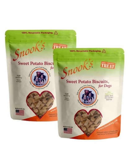 Sweet Potato Dog Biscuits - Small, biscuit-size pieces - 4oz