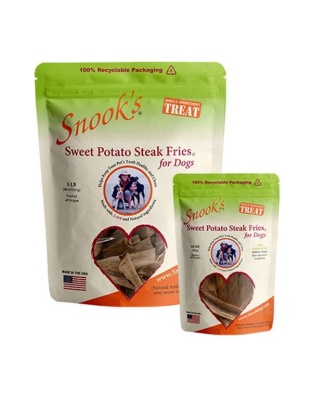Sweet Potato Dog Steak Fries - Steak Fry shaped pieces - 5lb