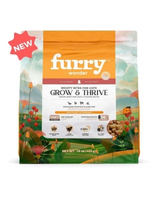 Grow&Thrive Freeze-Dried Raw Duck&Chicken Recipe for Cats - 16oz