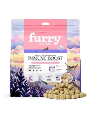 Immune Boost Freeze-Fried Raw Turkey&Chicken Recipe for Dogs - 8oz