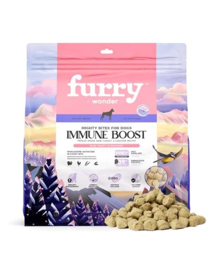 Immune Boost freeze-dried Raw Turkey&Chicken Recipe for Dogs - 16oz
