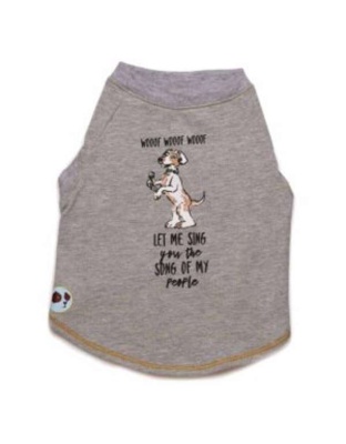 Grey - Let Me Sing the Song of My People Tee - Large