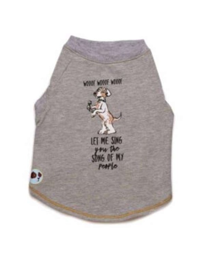 Grey - Let Me Sing the Song of My People Tee - Medium