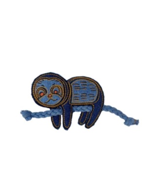 Indigo - Sloth Crinkle & Rope Toy - One Size