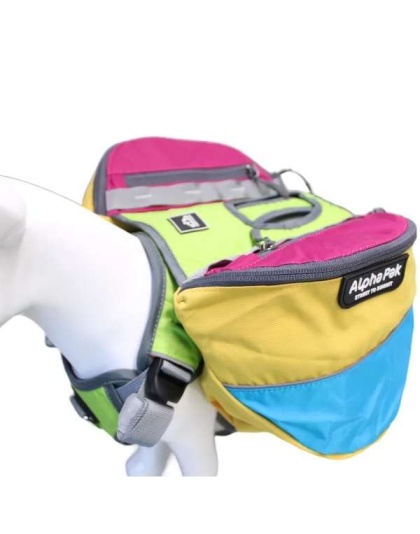RETRO - Adventurer 2-piece Dog Pack With EZ Latch  Harness - Large