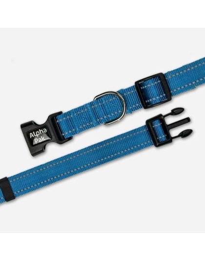 Jazz Blue  - Appalachian Jazz Blue Dog Collar - Small 5/8in wide by 8