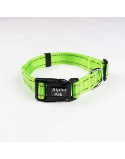 Kiwi Green  - Appalachian Kiwi Green Dog Collar - Small 5/8in wide by 8