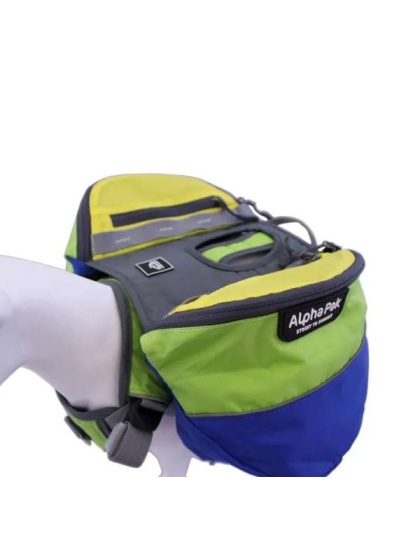 RAIN FOREST - Adventurer 2-piece Dog Pack With EZ Latch  Harness - Extra Large