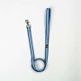 Jazz Blue Flat  - Appalachian Jazz Blue Flat Dog Leash - Small 5/8in. wide by 6ft. long