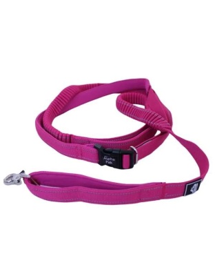 Cascades Plum Boysenberry Stretchable Runner Dog Leash - 6 to 10 feet when stretched.