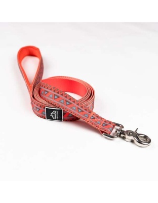 Natchez Pattern Flat Dog Leash - Small 5/8in. wide by 6ft. long