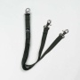 Teton Dark Gray Elastic Dog Leash Coupler - 20 to 30 inches when stretched