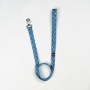 Tidal Pattern Flat Dog Leash - Small 5/8in. wide by 6ft. long