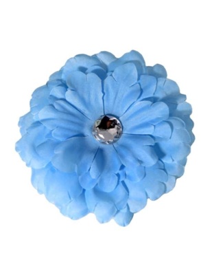 Blue - FL2002 | Daisy Flower Dog/ Cat Bow on Velcro Collar Attachment|Pets Ribbons