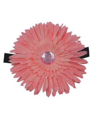 Coral - FL2005 | Dog / Cat Daisy Bow with velcro fastener|Pets Ribbons