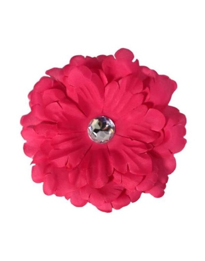 Pink - FL2002 | Daisy Flower Dog/ Cat Bow on Velcro Collar Attachment|Pets Ribbons