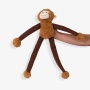 Brown - NANDOG Bungee Sheep Plush Dog Toy