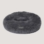 NANDOG Dark Grey Calming Shaggy Bed