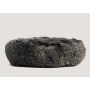 NANDOG Dark Grey Calming Shaggy Bed