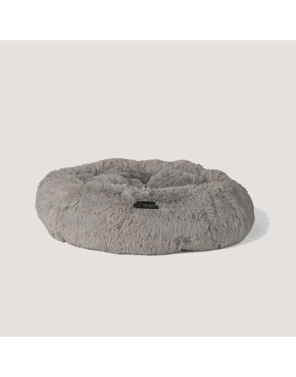 NANDOG Light Grey Calming Shaggy Bed