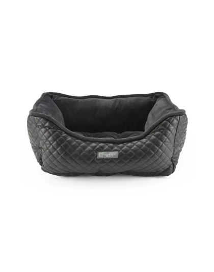 BLACK - NANDOG Prive Collection Quilted Vegan Leather