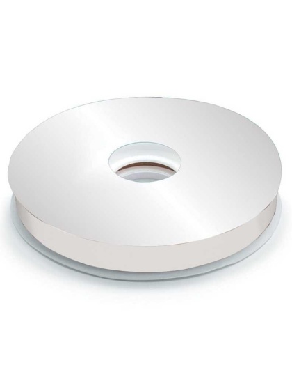TP Poly Satin Ribbon White 100 Yds