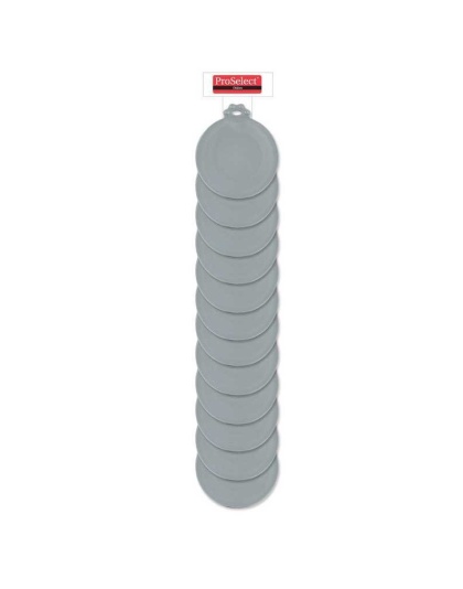 PS Plastic Can Cover CS M Gry 12pc