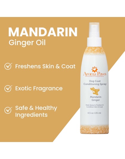 4.5 Oz. Dog Coat Spray Mandarin Ginger