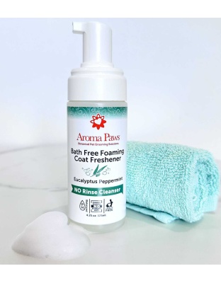 4.25 oz. Bath Free Foaming Coat Freshener-Rinse Free Cleaner