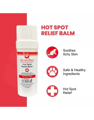 2 oz. Hot Spot Relief Balm Roll on Applicator-Neem & TeaTree
