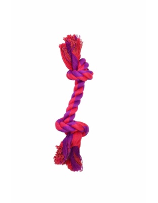 Purple / Magenta - Amazing Pet Products 2 Knot Bone  - 8"