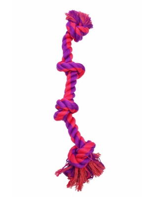 Purple / Magenta - Amazing Pet Products 4 Knot Bone - 20"