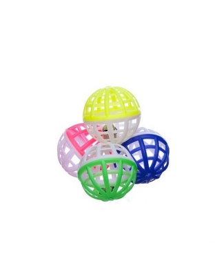 Amazing Pet Products Lattice Jingle Balls Cat Toys 4pk