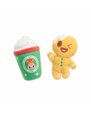 BARK Ginger Boy Bew Plush Dog Toy XS / Small 2pc