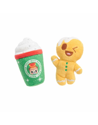 BARK Ginger Boy Bew Plush Dog Toy XS / Small 2pc
