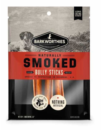 Barkworthies 6" Smoked Bully Standard 3pk