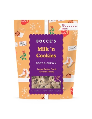 Bocce's Bakery Milk n Cookies Soft & Chewy Dog Treats