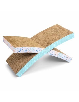 Catstages Easy Life Hammock Corrugated Cat Scratcher With Catnip
