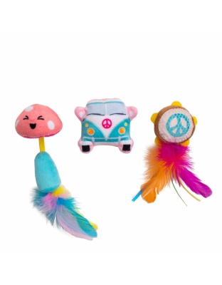 Catstages Festival Themed Catnip Cat Toys 3 Pk
