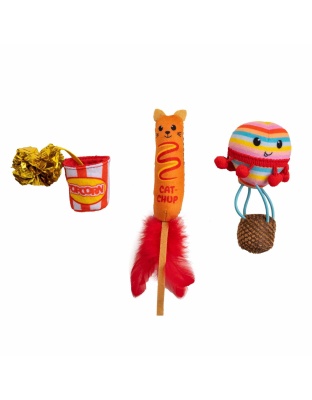 Catstages Pawrty Catnip Cat Toys 3 Pk