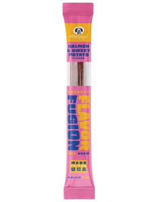 Etta Says!  Flavor Fusion Dog Chew Salmon and Sweet Potato 1.5 oz  12ct