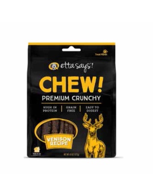 Etta Says! Chew Premium Crunchy Venison Dog Chew 4.5oz