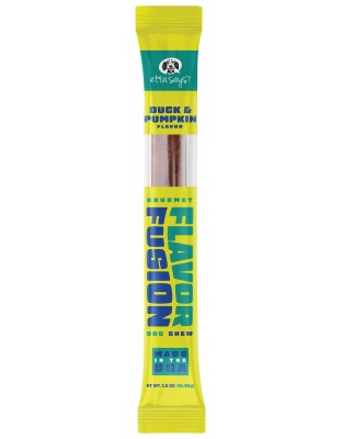 Etta Says! Flavor Fusion Dog Chew Duck and Pumpkin 1.5 oz  12ct