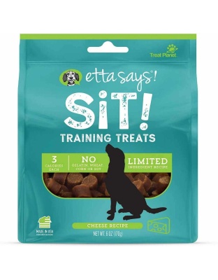 Etta Says! Sit! Dog Training Treats Cheese Recipe 6oz