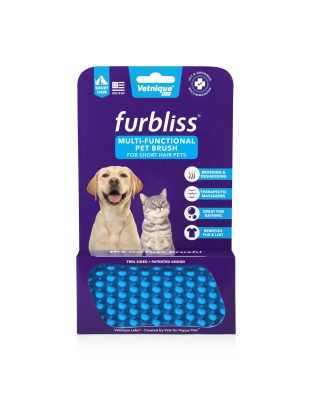 Furbliss Blue Brush Short Hair SM