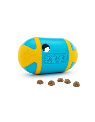 GURU Pet Company Rock 'N Treat Interactive Dog Toy Medium