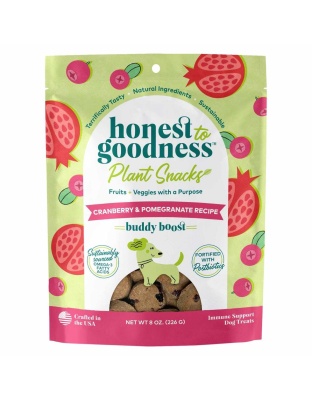 Honest To Goodness(TM) Plant Snacks Buddy Boost Cranberry & Pomegranate Recipe Dog Treats 8oz