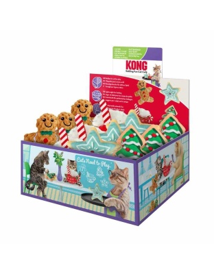 KONG Holiday Scrattles Cafe PDQ 12 Piece
