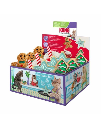 KONG Holiday Scrattles Cafe PDQ 12 Piece